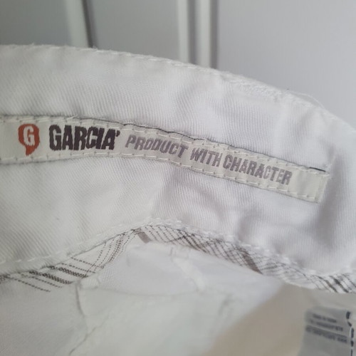 Garcia Bermuda shorts linen blend medium white like new