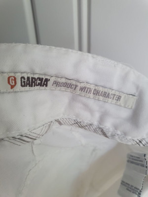 Garcia Bermuda shorts linen blend medium white like new