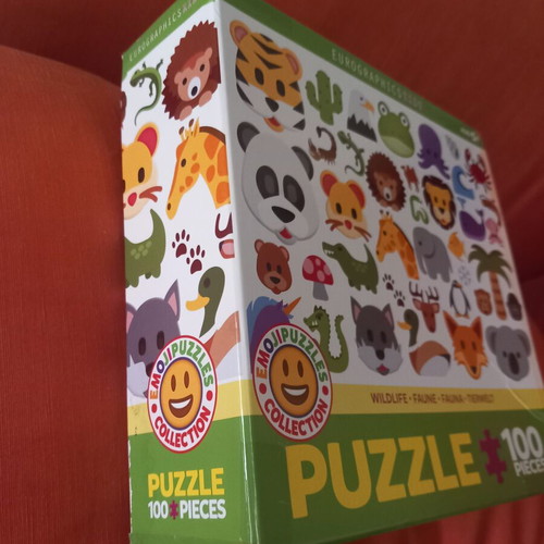 Eurographicskids puzzle 100 pieces used, wildlife theme