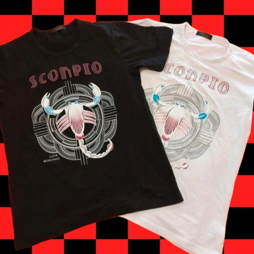 Set of 2 Scorpio T-shirts like new, size M, black and white