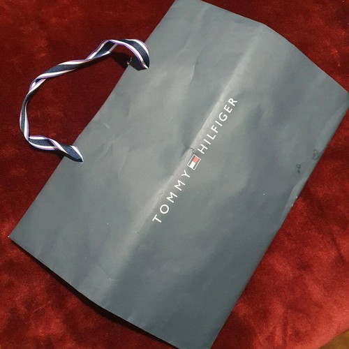 Tommy Hilfiger Polo T-shirt new, size XL, white and blue