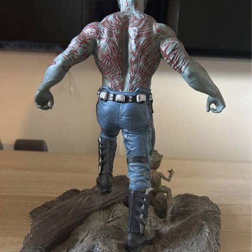 Diamond Select Toys Drax and Groot diorama like new, Guardians of the Galaxy vol.2