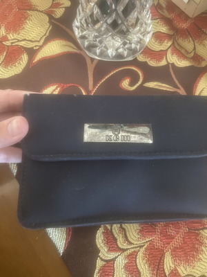 Women's wristlet bag like new, dark blue