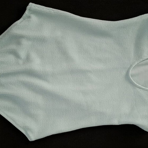 H&M girls' one-piece swimsuit new, turquoise, 8-10 years