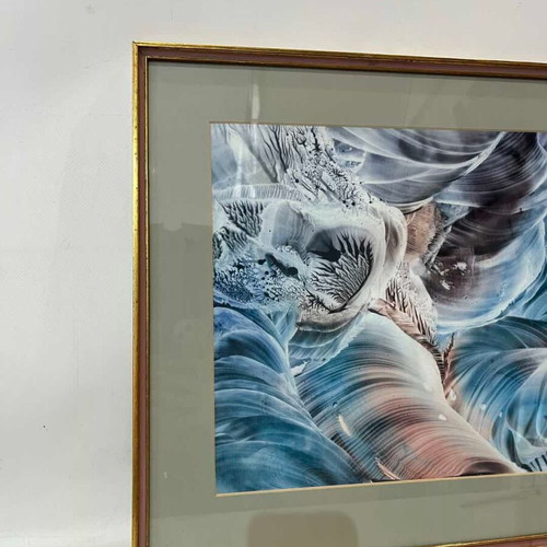 Vintage decorative wall frame print by Petros Ptochopoulos used 41x44