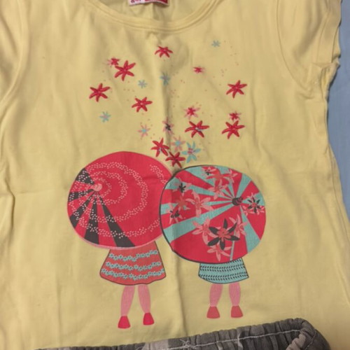 Girls' set with d Pam blouse and Zara pants, like new, age 3