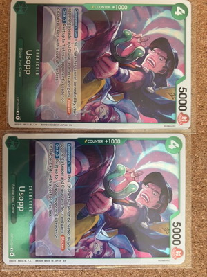 One Piece Card Game Usopp x2 like new