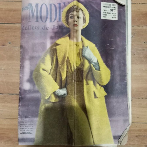 French fashion magazine 1959 used