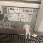 Beko freezer 107lt used with door seal and small hole issues