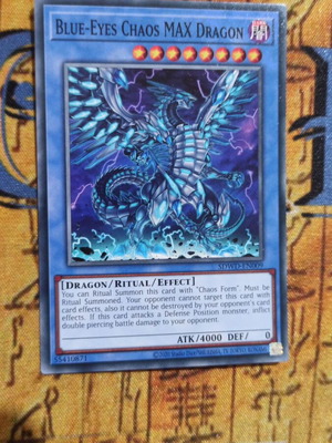 Blue-Eyes Chaos MAX Dragon κάρτα Yu-Gi-Oh! σαν καινούργιο