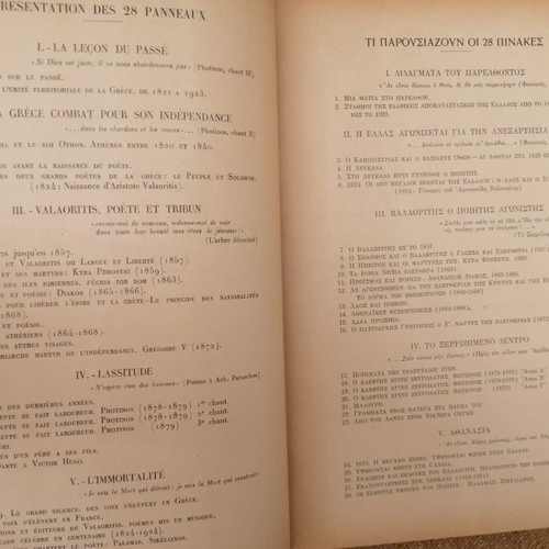 Aristotelis Valaoritis Exhibition of Documents 1956 used