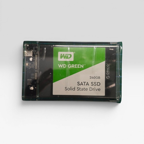 Orico 2139C3-G2-CR external enclosure with WD Green 240GB SATA SSD