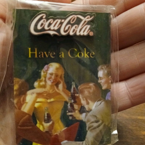 Collectible 3D Coca Cola magnet new