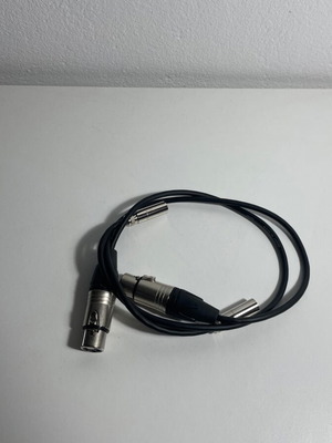 Mini XLR to XLR cables set of 2 like new
