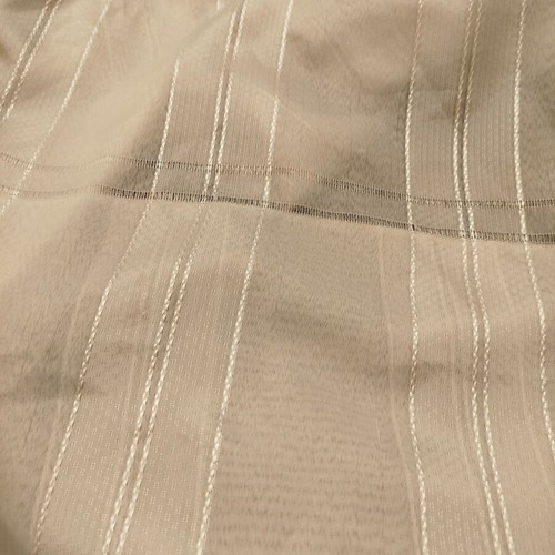 Vintage curtains used, set of two white, height 2.30 m, width 3 m
