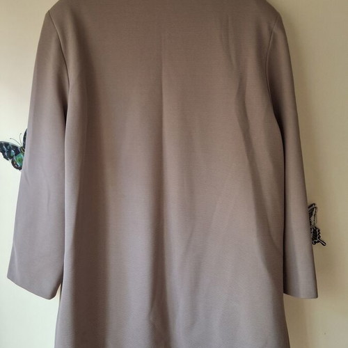 Vintage jacket plus size XL/XXL, beige and brown, like new
