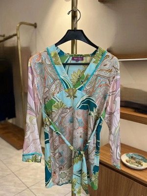 Silk dress Lolita JacA St. Barth new, multicolor, size S
