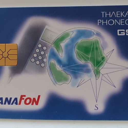 PanaFon Phone Card like new for train use
