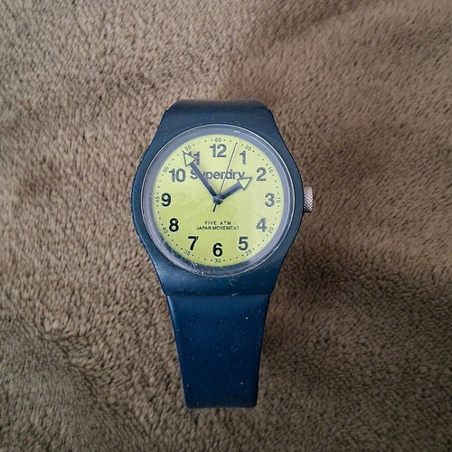 Superdry unisex wristwatch, blue