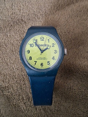 Superdry unisex wristwatch, blue
