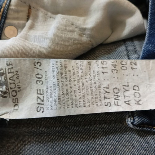 Dsquared2 jeans like new, size 30, blue