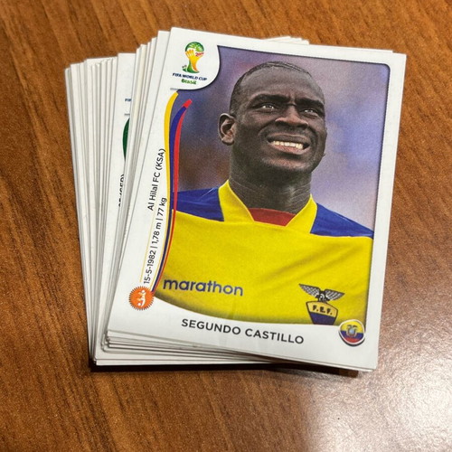 Panini FIFA World Cup 2014 stickers like new, lot of 55