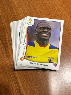 Panini FIFA World Cup 2014 stickers like new, lot of 55
