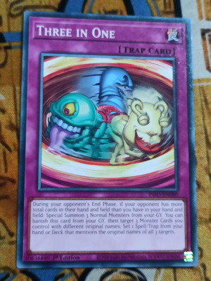 Three In One κάρτα Yu-Gi-Oh! σαν καινούργιο από Infinite Forbidden