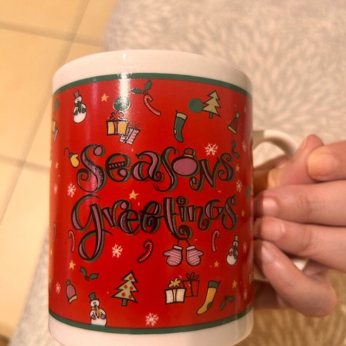Christmas large mug like new