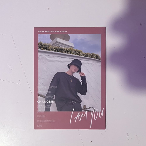 Stray Kids Changbin I am YOU Polaroid card