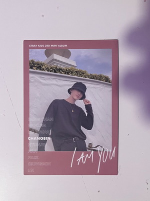 Stray Kids Changbin I am YOU Polaroid card