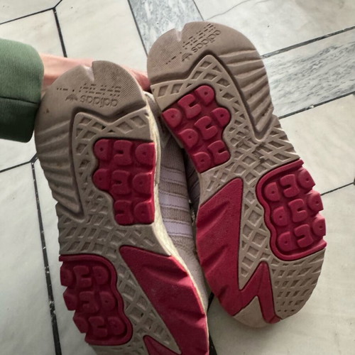 Adidas sports shoes used, size 38.5, pink