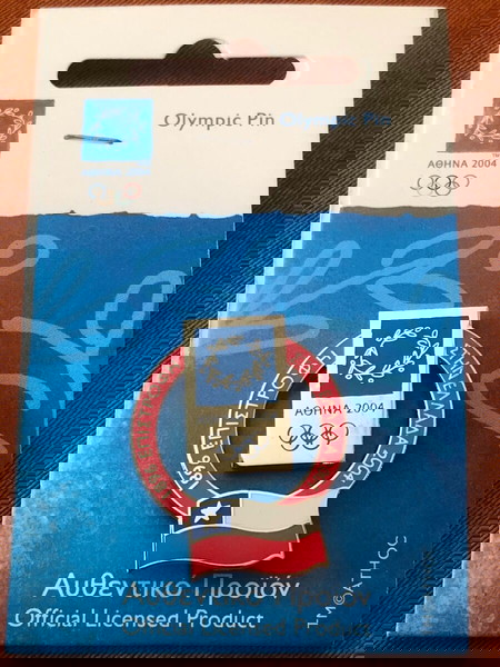 Αυθεντική καρφίτσα ολυμπιακών αγώνων Αθήνα 2004