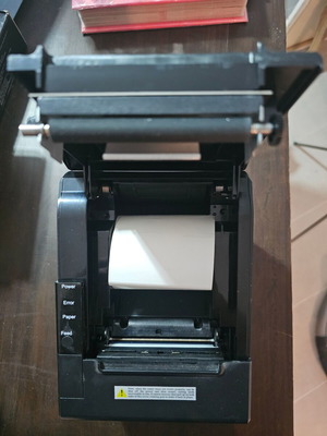 Sampos TC80UE thermal printer used with USB and Ethernet