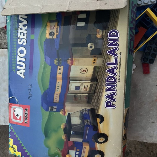 Pandaland 654 Auto Service vintage toy set, Panda Toys