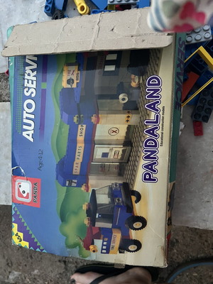 Pandaland 654 Auto Service vintage toy set, Panda Toys