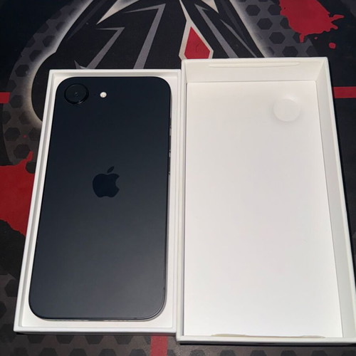 Apple iPhone 16e 128GB Black smartphone new