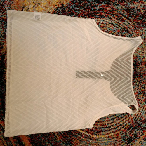 White summer t-shirt Medium Large like new