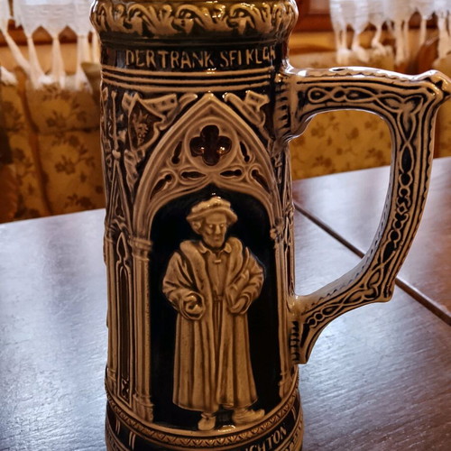 Dümler and Breiden collectible beer glass 1000ml 25 cm used