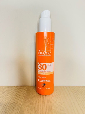 Avene Eau Thermale Invisible Spray Solaire SPF30 200ml new