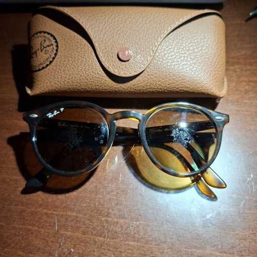 Ray Ban RB2180 710/83 tortoise sunglasses with polarised lenses