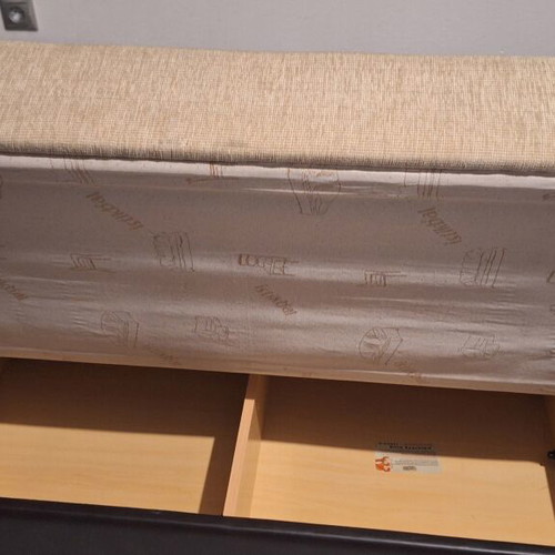 Instigbal two-seater sofa used with storage space