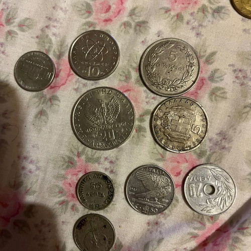 Various coins from different countries