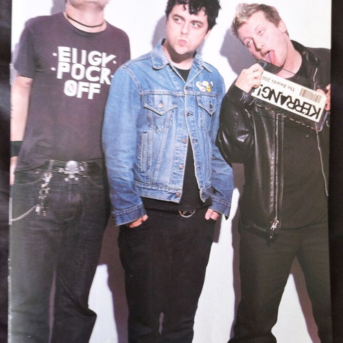Green Day posters used, pack