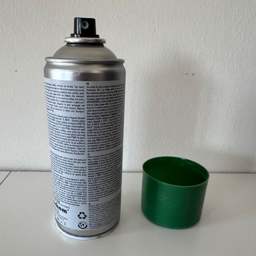 Evochem Minos Ral 6002 Acrylic Spray Paint Green 400ml like new