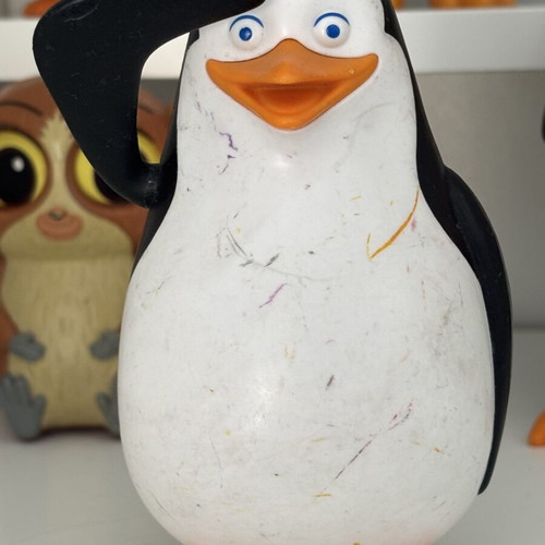 Penguins of Madagascar figures used, pack of 10 collectible toys