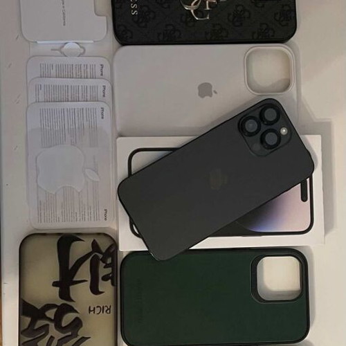 iPhone 14 Pro Max 256GB like new with accessories and power bank