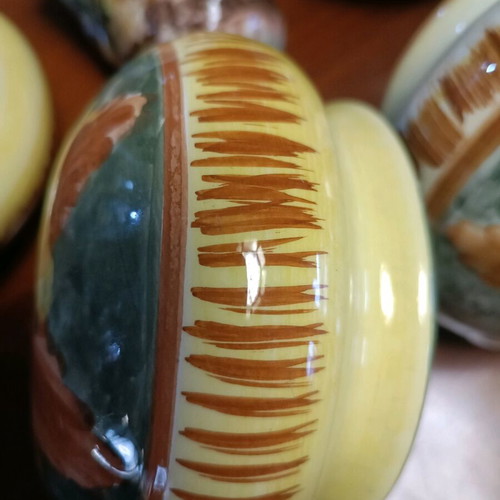 Ceramic lamp parts used, 15 cm diameter, 10 and 5 cm height