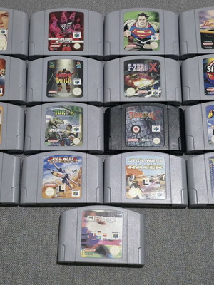 Κασέτες Nintendo 64 σαν καινούργιες, μεμονωμένες ή πακέτο