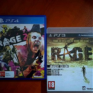 Rage PS3 & Rage 2 PS4 games